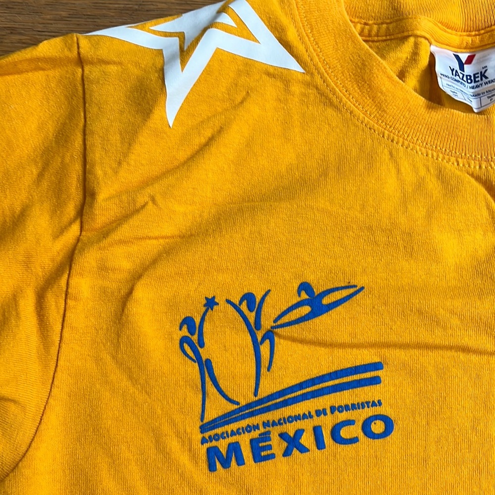 Cheer Mexico Judge shirt ANP 2010 asociación nacional de porristas shirt S